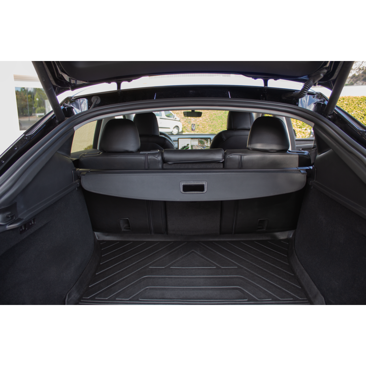 Cubierta para el maletero con enrollador para Tesla Model Y