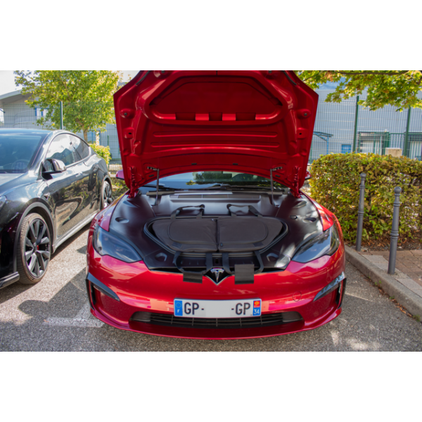 Etuosan tavaratilan jäähdyttimet (frunk) Tesla Model S LR & Plaid 2021+ varten