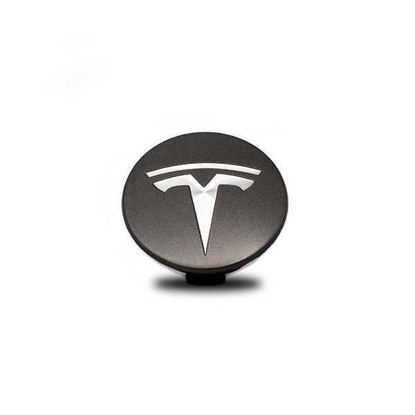 Hjulcentrum för fälgar med logotyp Tesla