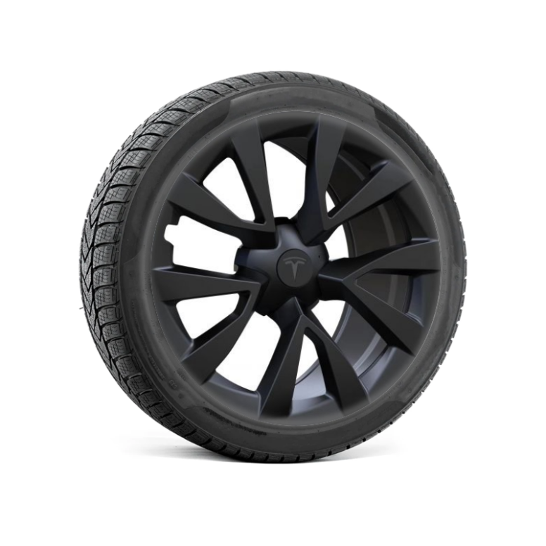 Roți de iarnă complete pentru Tesla Model X LR & Plaid - Jante Cyberstream de 20" și anvelope Pirelli (set de 4)