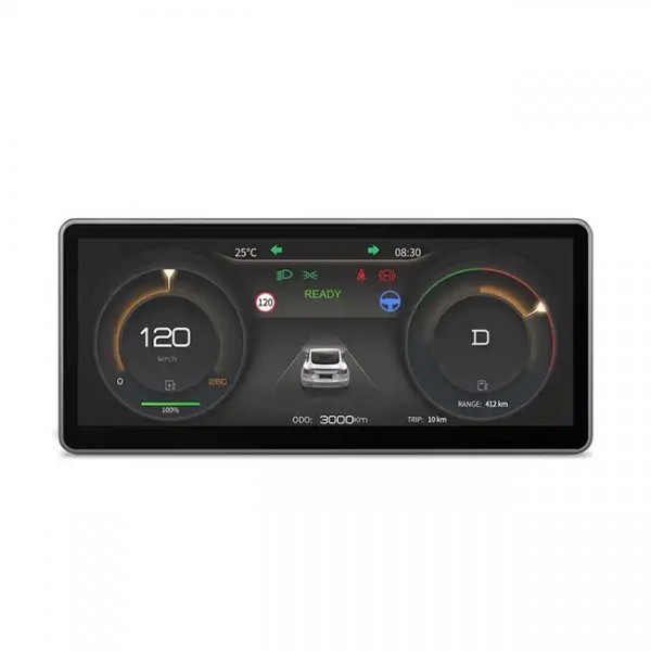 Wireless AppleCar & Android Auto compatible driver display for Tesla Model 3 and Model Y
