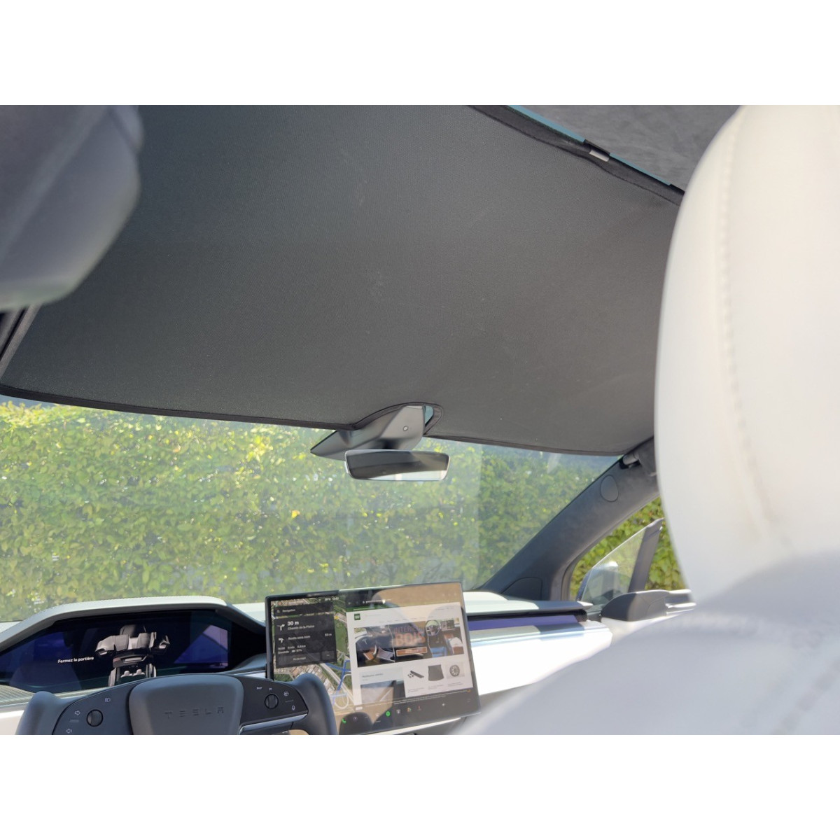 Delvis solskjerm for Tesla Model X 2021+