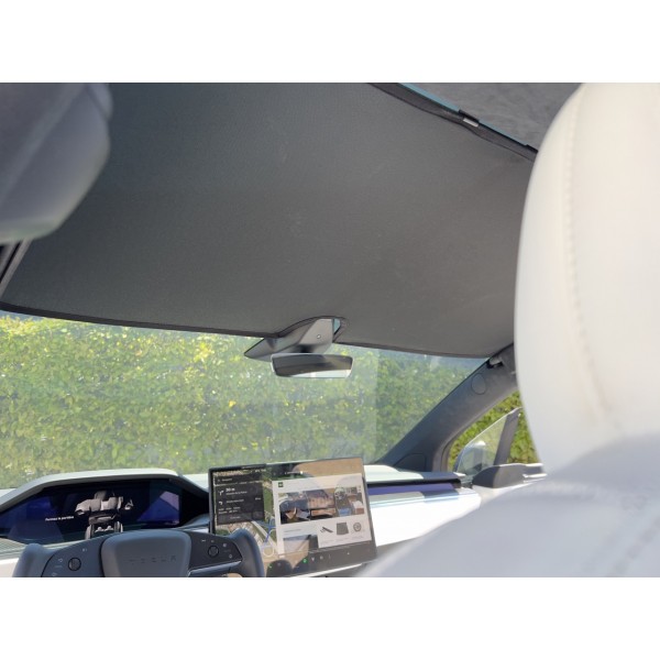 Partial windshield sunshield for Tesla Model X LR & Plaid 2021+