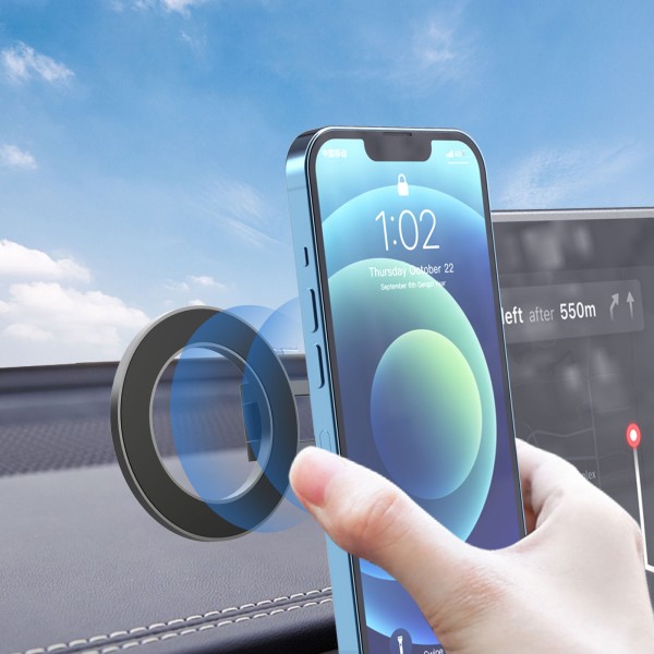 MagSafe-puhelimen pidike ilman latausta, joka tarttuu näyttöön Tesla Model 3 ja Model Y