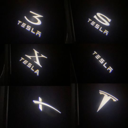 Deurprojector - Tesla Model S, X, 3 en Y