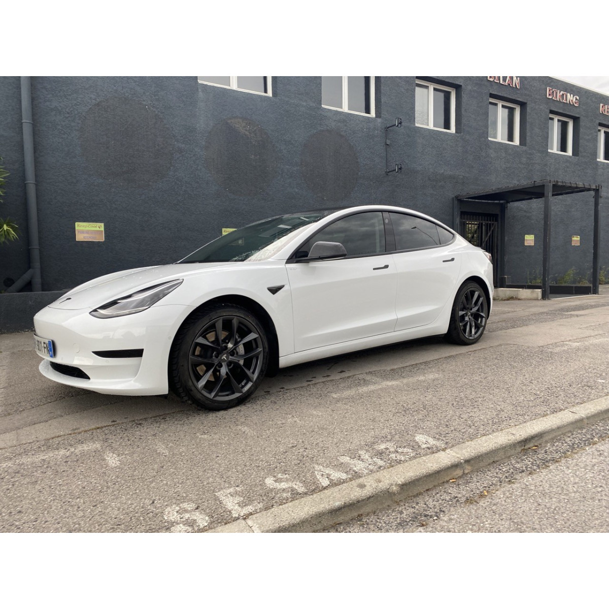 Sæt med tonede ruder til Tesla Model 3 – Klar til montering på 2 timer