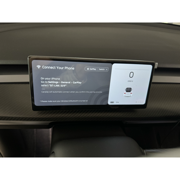 AppleCar & Android Auto kompatibles Fahrerdisplay ohne Kabel für Tesla Model 3 und Model Y