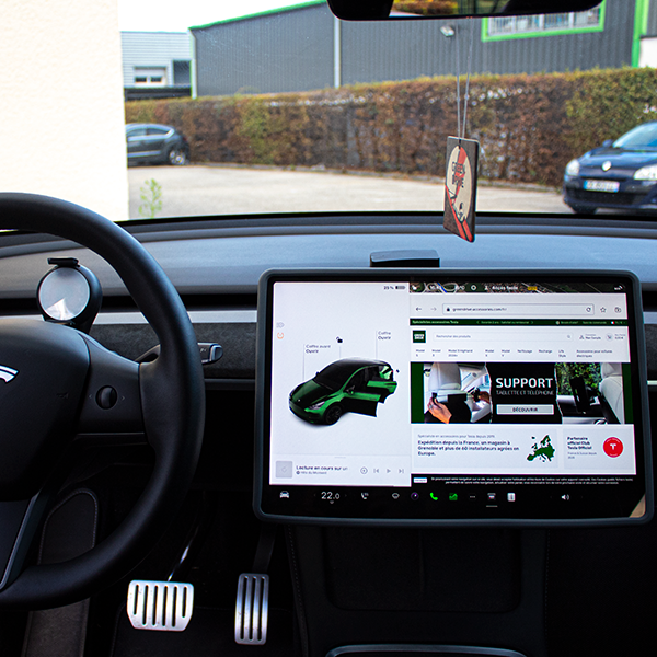 Silikon-Bildschirmumrandungsschutz für Tesla Model 3 und Model Y
