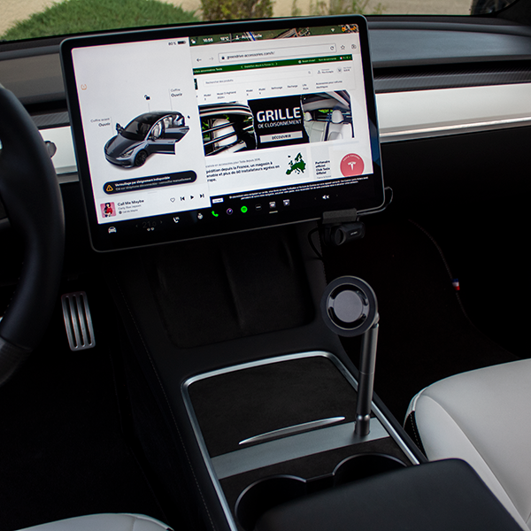 Klappbare Telefonhalterung mit MagSafe für Tesla Model 3/Y (2018