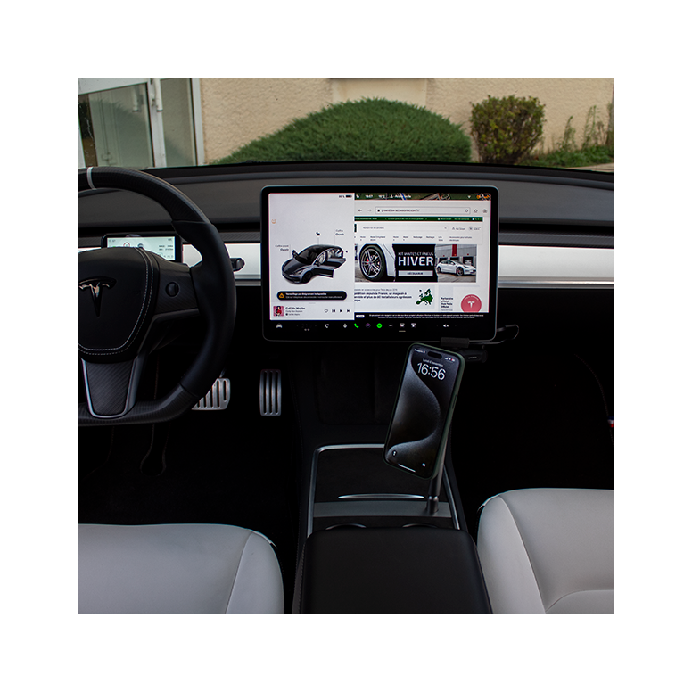 Tesla Model 3 Suport pentru telefon MagSafe integrat în consola centrală pentru și Model Y