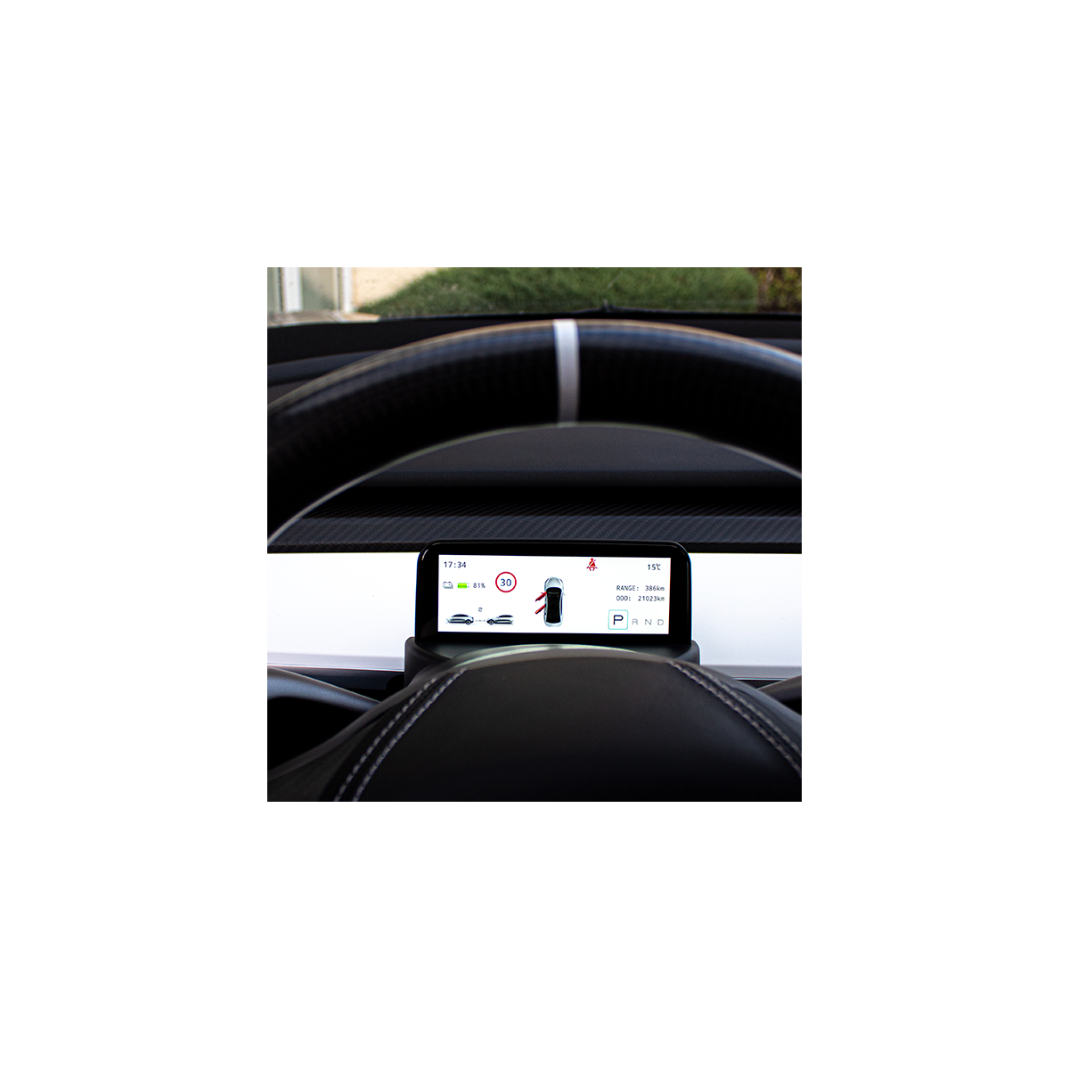HUD heads-up display para Tesla Model 3 e Tesla Model Y