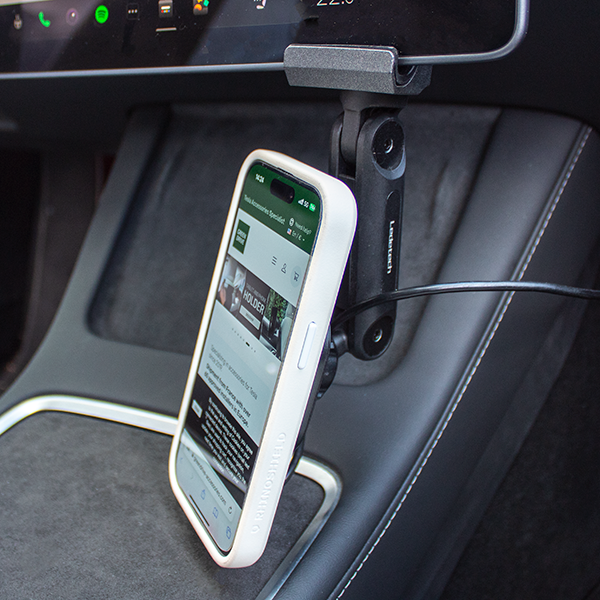MagSafe charger phone holder with screen surround for Tesla Model 3 and Model Y