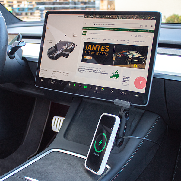 Soporte de coche Magsafe desmontable para Tesla, soporte de pared magnético  ajustable para teléfono para Iphone Car Wall Desk Laptop