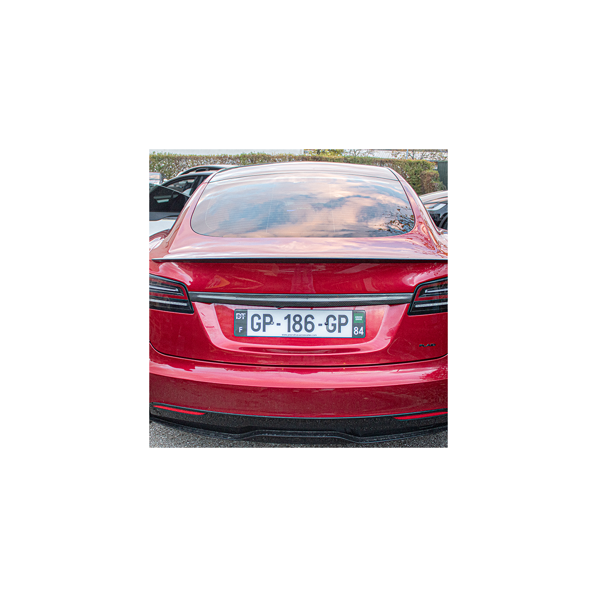 Tesla Model S Bara de carbon pentru portbagaj pentru și X LR & Plaid 2022+