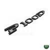 Logo negru "P100D" / "P90D" - Tesla Model S și X