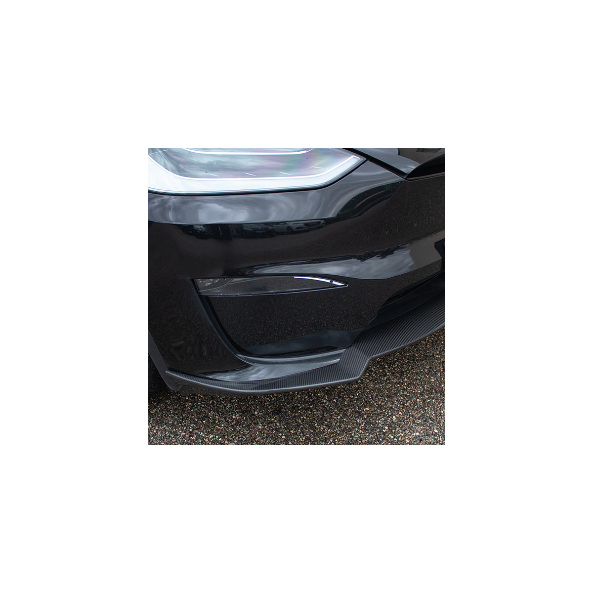 Spoiler / Frontschild DynoTec ElementX® für Tesla Model X LR & Plaid 2022+