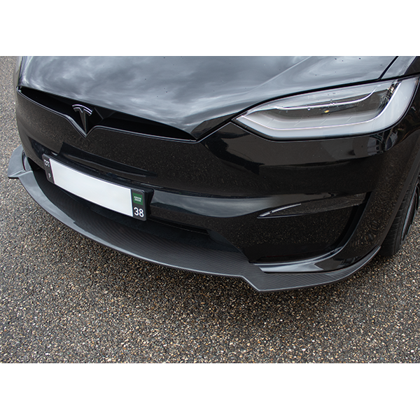 Spoiler / lama anteriore DynoTec ElementX® per Tesla Model X LR & Plaid 2022+