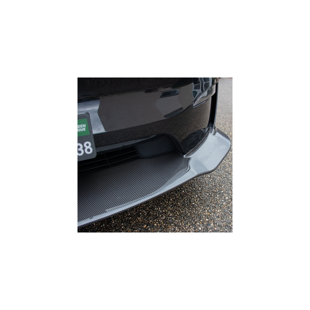 DynoTec Tesla Model X Spoiler / μπροστινό πτερύγιο VelocityX® για LR & Plaid 2022+