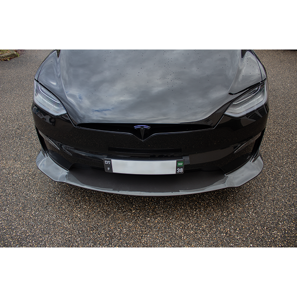 Spoileri / etulamelli DynoTec VelocityX® Tesla Model X LR & Plaid 2022+ -malleihin