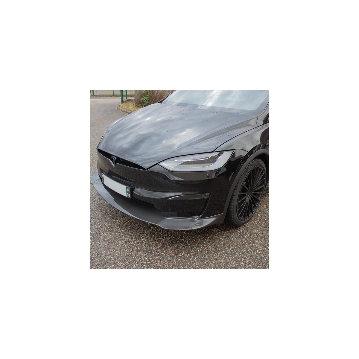 Spoiler / lama anteriore DynoTec VelocityX® per Tesla Model X LR & Plaid 2022+