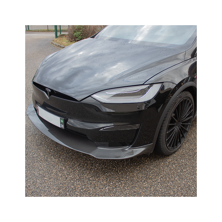 Spoiler / pala delantera DynoTec VelocityX® para Tesla Model X LR & Plaid 2022+