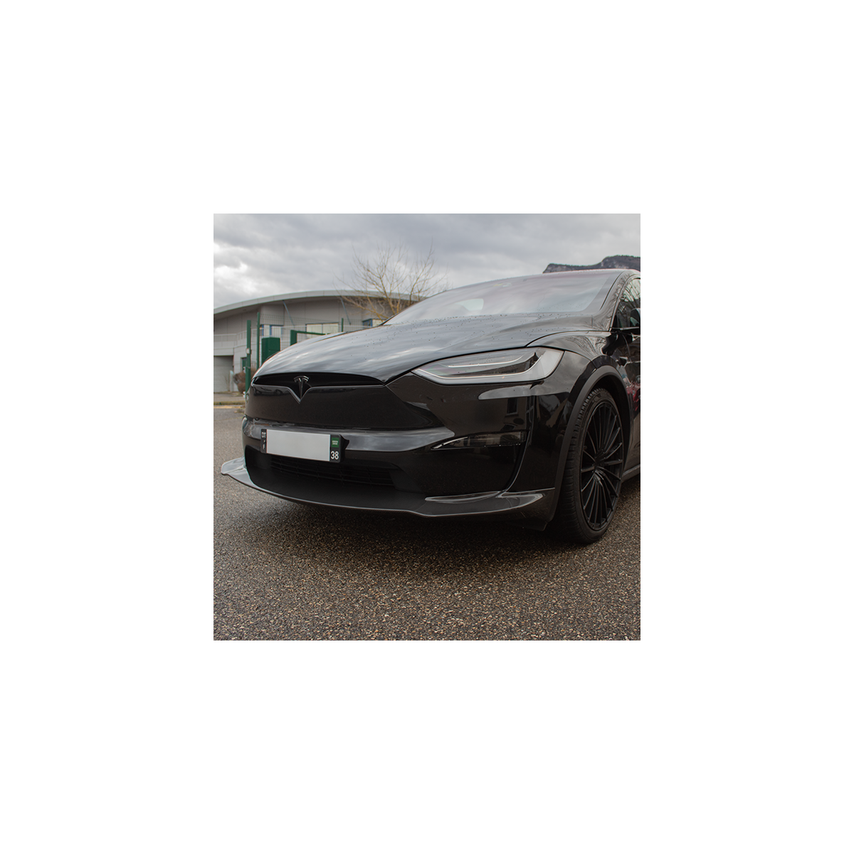 DynoTec Tesla Model X Spoiler / lama frontală VelocityX® pentru LR & Plaid 2022+