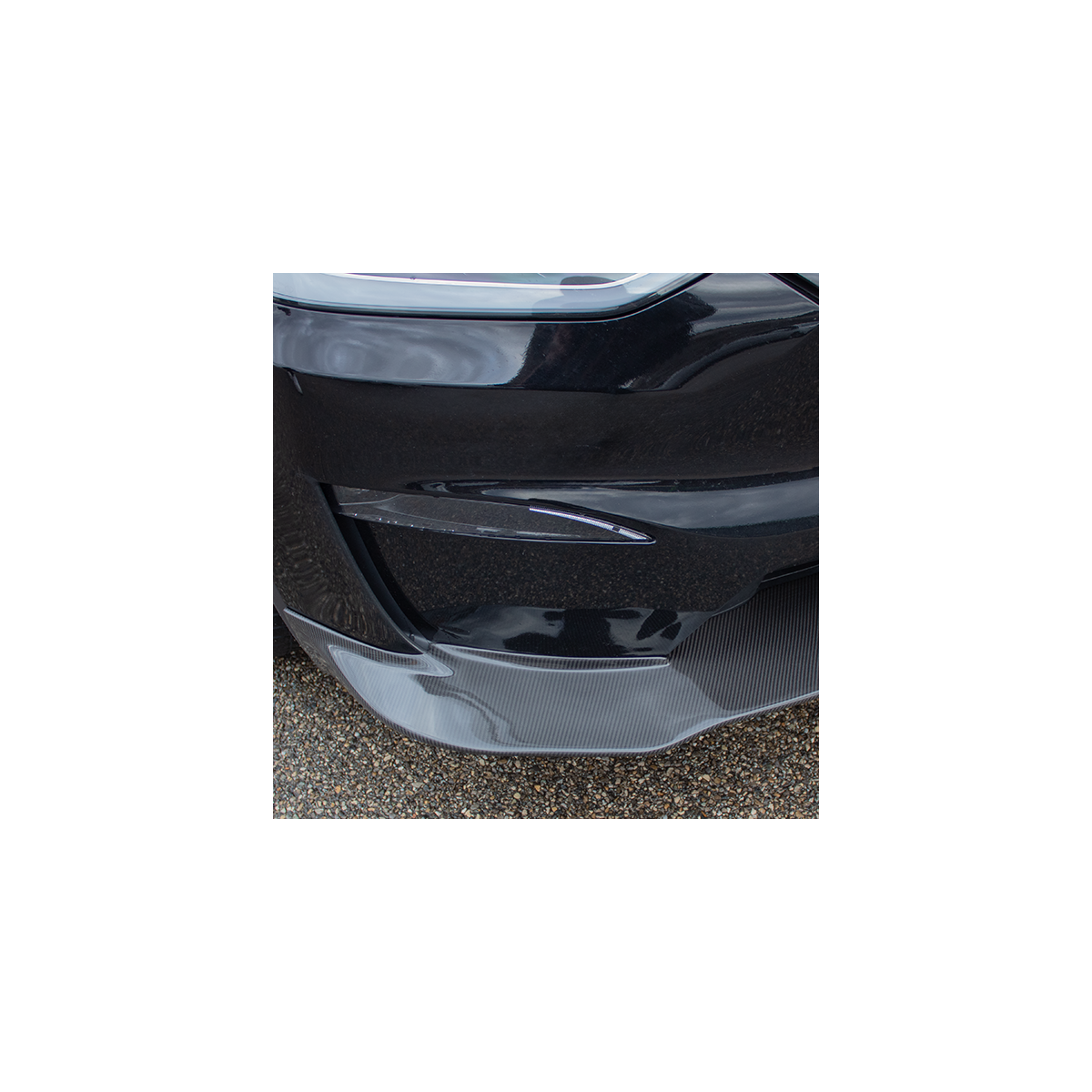 Spoiler / Frontschild DynoTec VelocityX® für Tesla Model X LR & Plaid 2022+