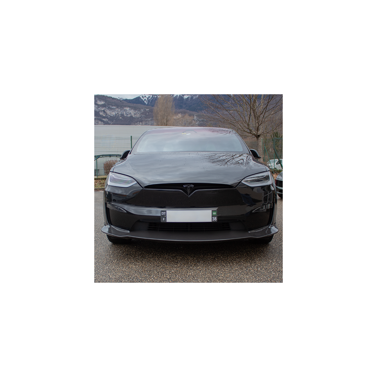 Spoiler / Frontschild DynoTec VelocityX® für Tesla Model X LR & Plaid 2022+
