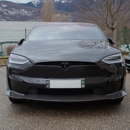 Spoileri / etulippa DynoTec VelocityX® Tesla Model X LR & Plaid 2022+ -malleihin