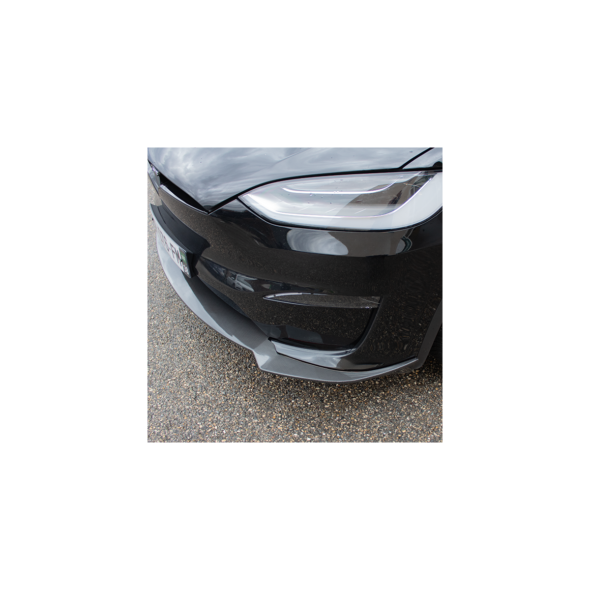Spoiler / Frontschild DynoTec ElementX® für Tesla Model X LR & Plaid 2022+