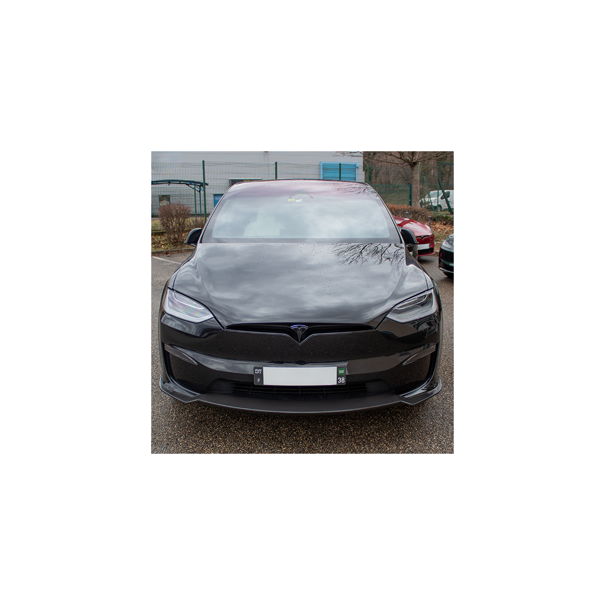 Spoiler / Frontschild DynoTec ElementX® für Tesla Model X LR & Plaid 2022+