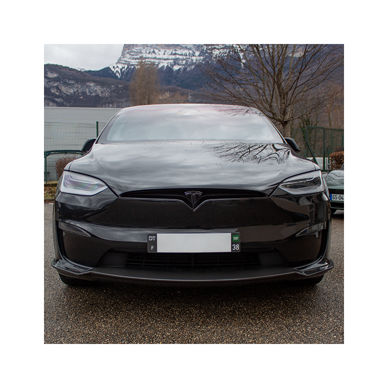 DynoTec Tesla Model X Spoiler / lamă față ElementX® pentru LR & Plaid 2022+