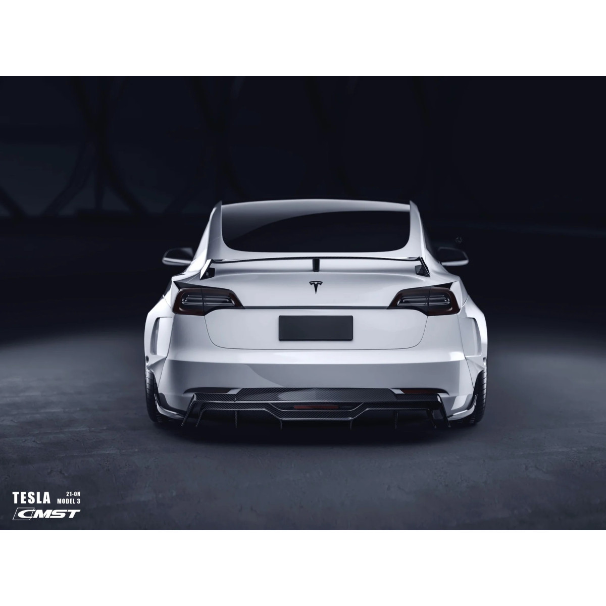 Tylny spojler bodykitu CMST V5 do Tesla Model 3