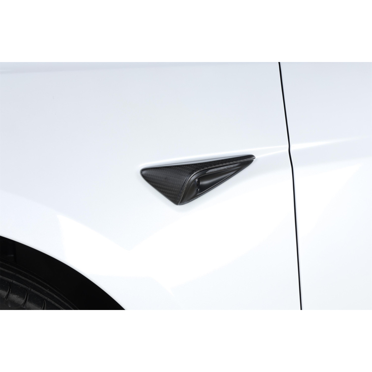 Protección de cámara lateral en carbono para Tesla Model S , X, 3 e Y