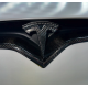 Hiilinen etulogo Tesla Model X 2022+:lle