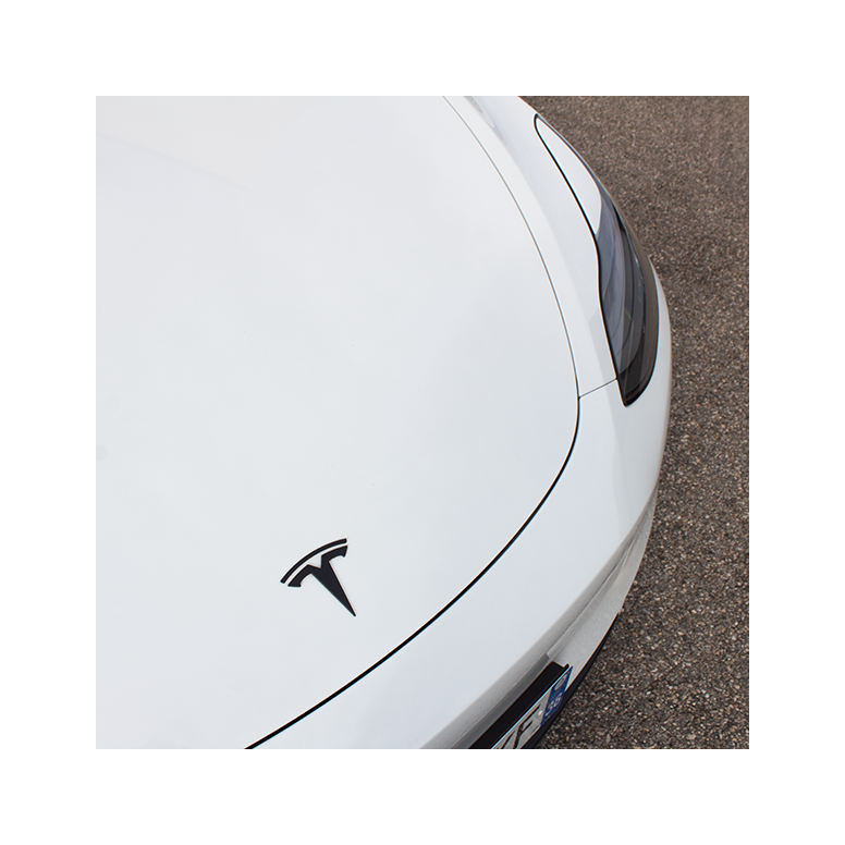 Kit logo di ricambio anteriore/posteriore - Tesla Model 3 e Tesla Model Y