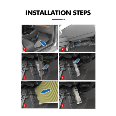 HEPA 14 Cabin Filter - Tesla Model 3 and Y (set of two)