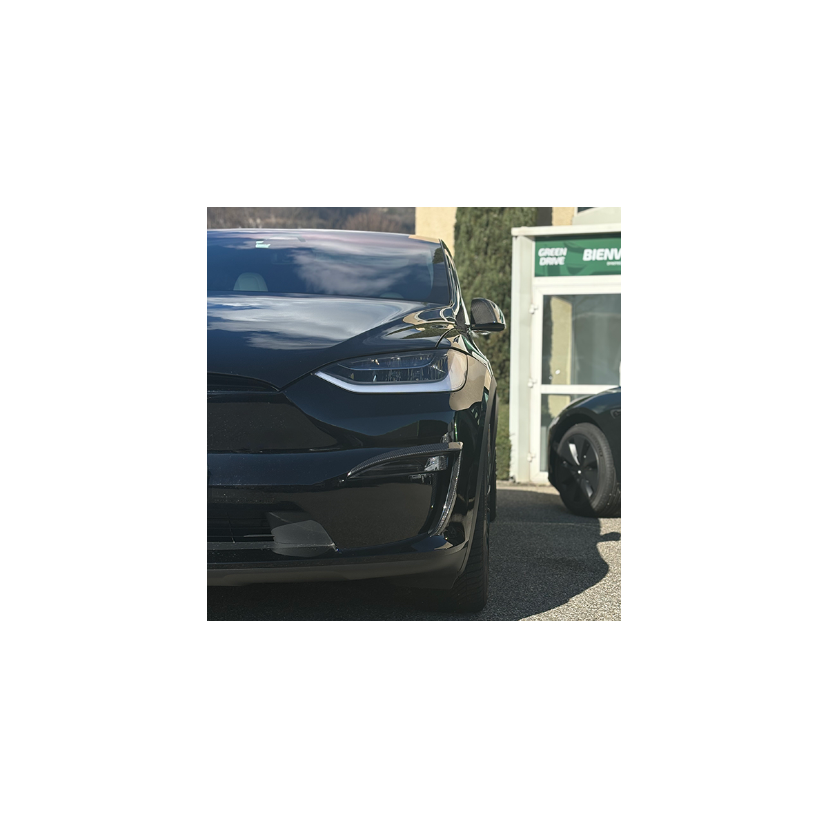 Fog Light Carbon Front für Tesla Model X LR & Plaid 2022+