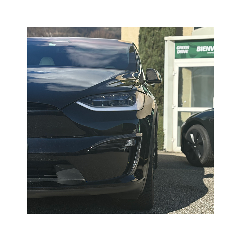 Fog Light Carbon Front für Tesla Model X LR & Plaid 2022+