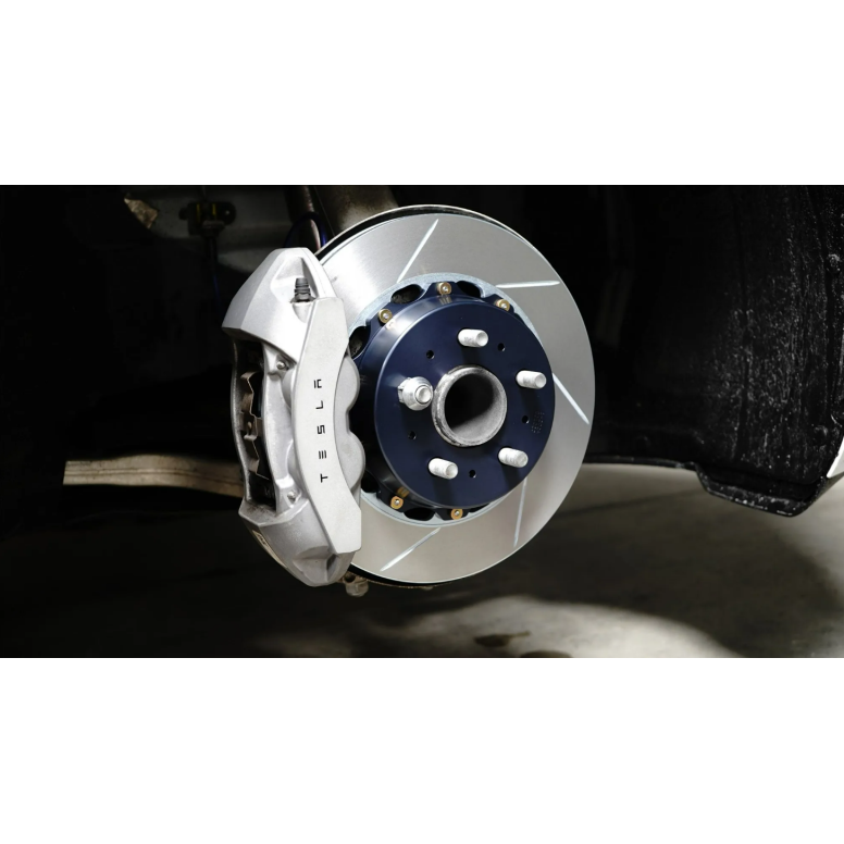 Page Mill MountainPassPerformance kaksiosaiset etujarrulevyt alkuperäisellä halkaisijalla - Tesla Model 3 & Y