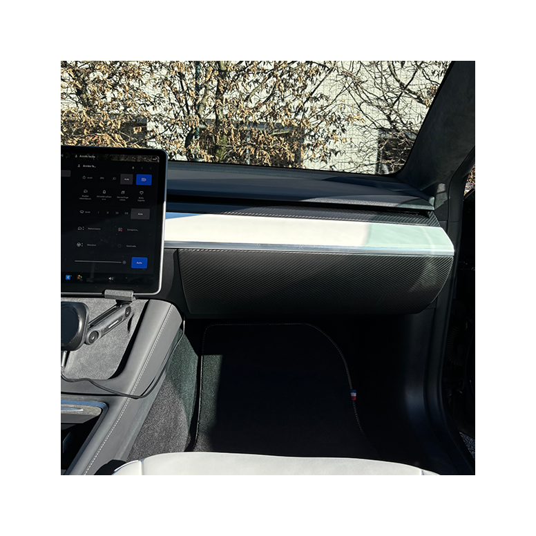 Carbon handskeboksskal til Tesla Model 3 og Model Y