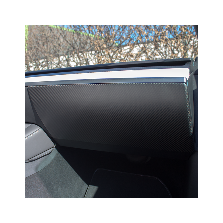 Handschuhfachschale aus Carbon für Tesla Model 3 und Model Y