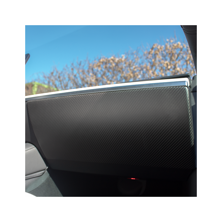 Handschuhfachschale aus Carbon für Tesla Model 3 und Model Y