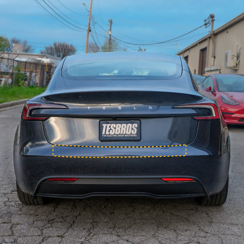 Tesla Chránič prahu kufra z PPF - Model 3