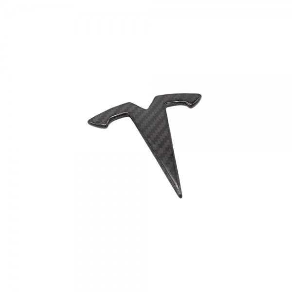 Vorderes Carbon-Logo für Tesla Model X 2022+