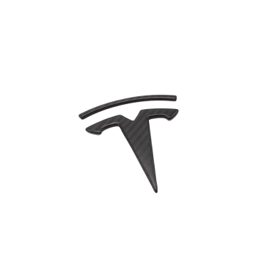 Logo frontal din carbon pentru Tesla Model X 2022+