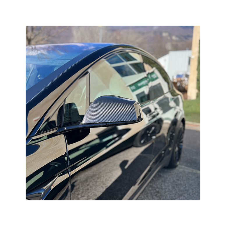 Carbon spejlkapper til Tesla Model X LR & Plaid 2022 +