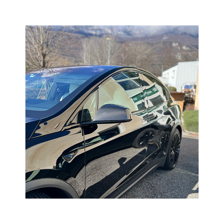 Carbon-Spiegelkappen für Tesla Model X LR & Plaid 2022 +
