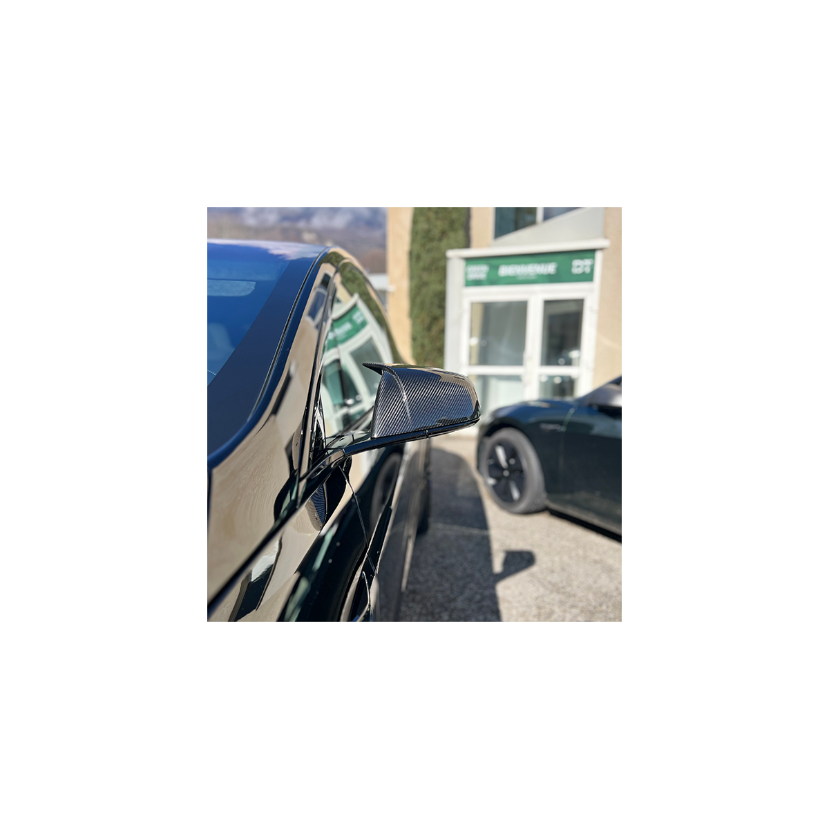 copy of Spegelkåpor i kolfiber för Tesla Model X LR & Plaid 2022 +