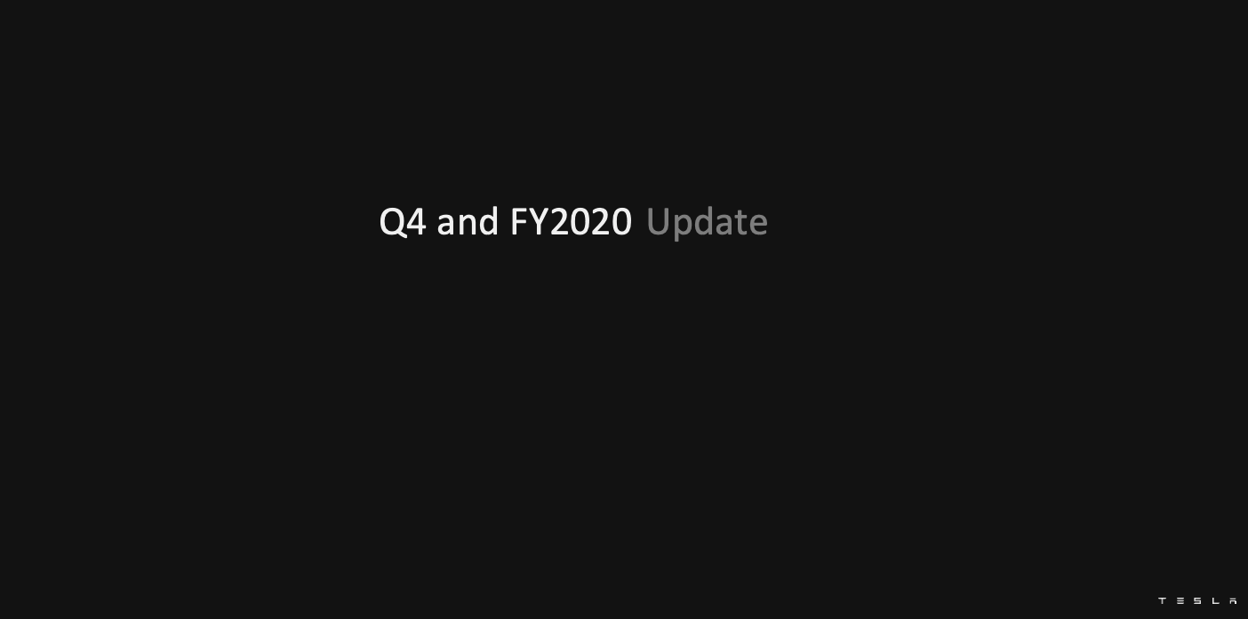 Driemaandelijkse conferentie en opfrissing Model S en Model X – Tesla / Q4 2020
